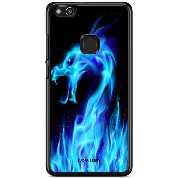 Bjornberry Skal Huawei P10 Lite - Blå Flames Dragon