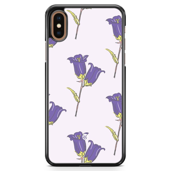 Bjornberry Skal iPhone XS Max - Vilda Lila Blommor