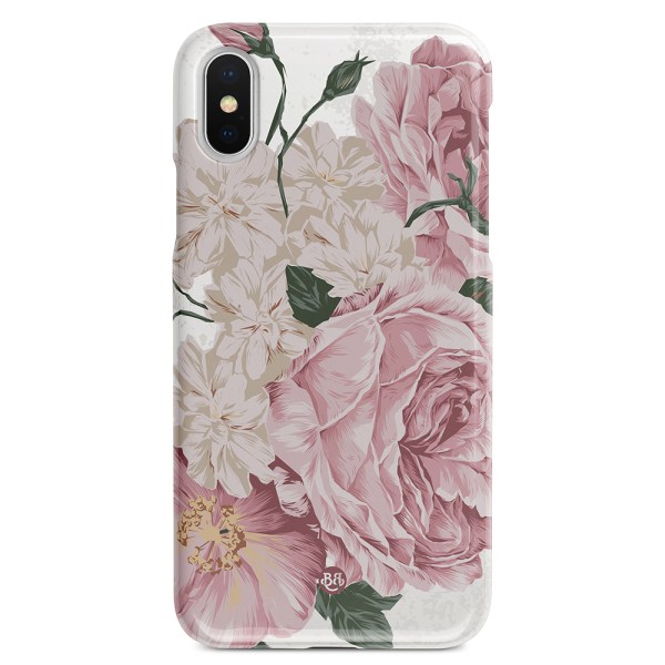 Bjornberry iPhone X / XS Premium Skal - Pink Roses