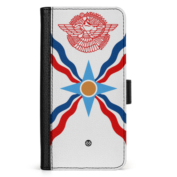 Bjornberry iPhone 15 Plus Fodral - Assyriska flaggan