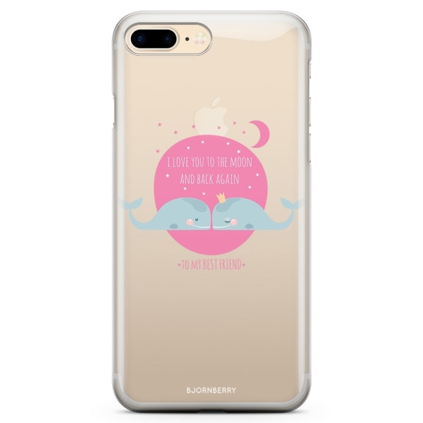 Bjornberry iPhone 7 Plus TPU Skal - Love You To The Moon