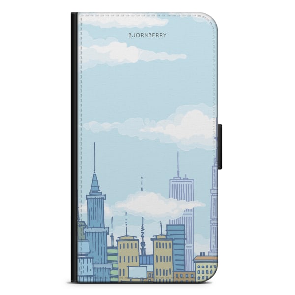 Bjornberry Plånboksfodral Huawei P20 - Tecknad Skyline