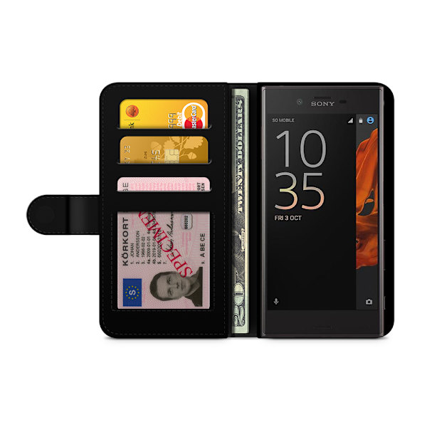 Bjornberry Fodral Sony Xperia XZ / XZs - Lila Marmor