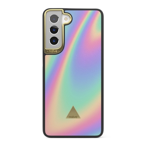 Naive Samsung Galaxy S21 Skal - Rainbow