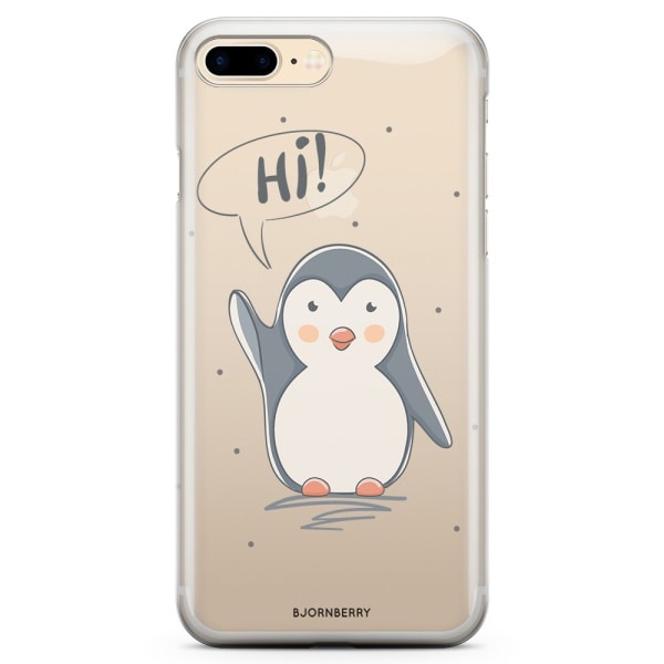 Bjornberry iPhone 7 Plus TPU Skal - Söt Pingvin