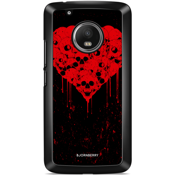 Bjornberry Skal Moto G5 Plus - Skull Heart