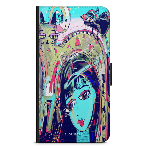 Bjornberry Fodral Motorola Moto G5S Plus - Abstrakt Katt