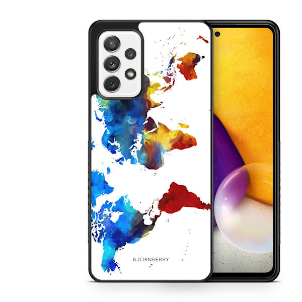 Bjornberry Skal Samsung Galaxy A52/A52s 5G -Världskarta