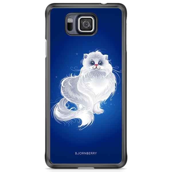 Bjornberry Skal Samsung Galaxy Alpha - Vit Katt