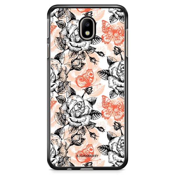 Bjornberry Skal Samsung Galaxy J5 (2017) - Fjärilar & Rosor