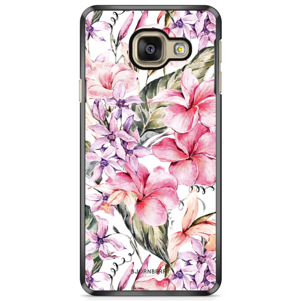 Bjornberry Skal Samsung Galaxy A3 6 (2016)- Vattenfärg Blommor
