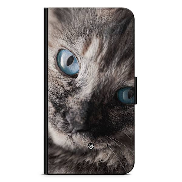 Bjornberry Fodral Samsung Galaxy S22 Ultra- Katt Blå Ögon