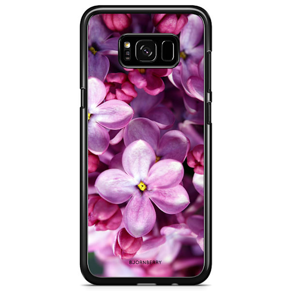 Bjornberry Skal Samsung Galaxy S8 - Lila Vårblommor