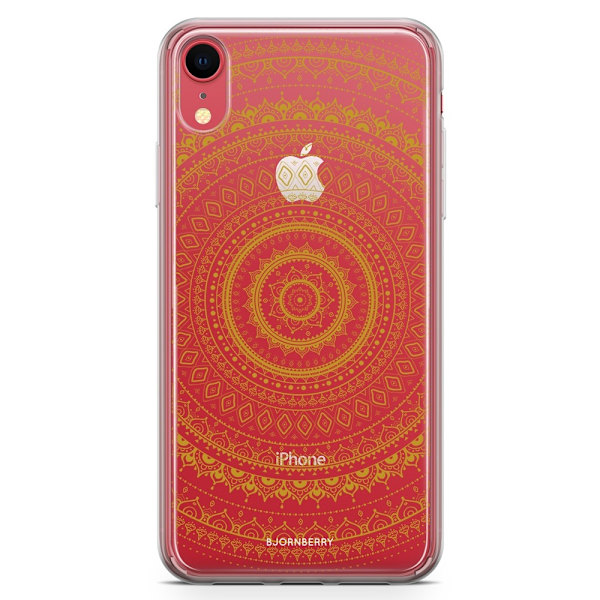 Bjornberry Hybrid Skal iPhone XR  - Guld Mandala