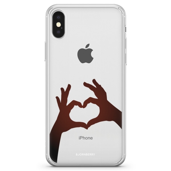 Bjornberry Skal Hybrid iPhone X / XS - Hand Hjärta