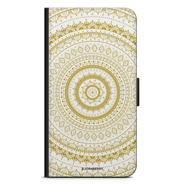 Bjornberry Plånboksfodral LG G4 - White Gold Mandala