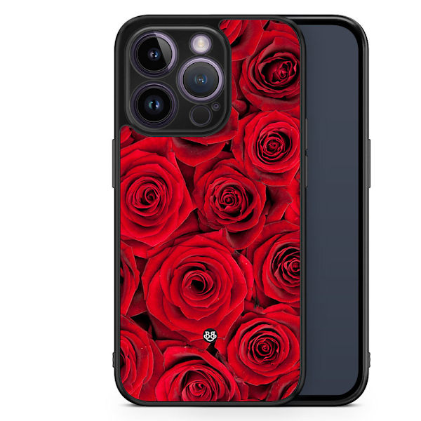 Bjornberry Skal iPhone 14 Pro -Röda Rosor