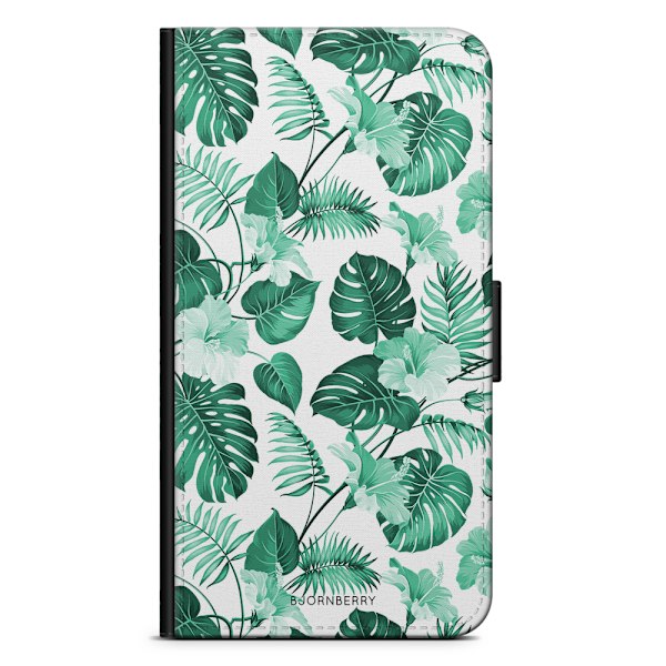 Bjornberry Fodral Sony Xperia XZ Premium - Blommor Turkos