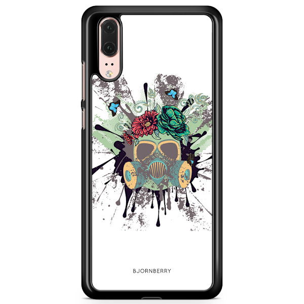 Bjornberry Skal Huawei P20 - Gas Mask Blommor