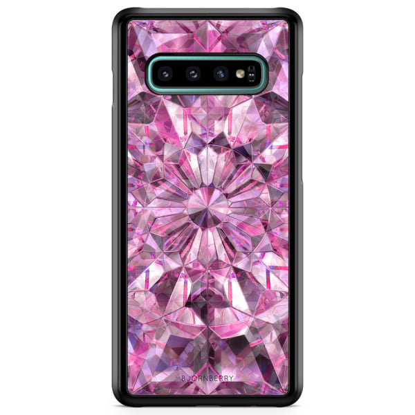 Bjornberry Skal Samsung Galaxy S10 - Rosa Kristaller