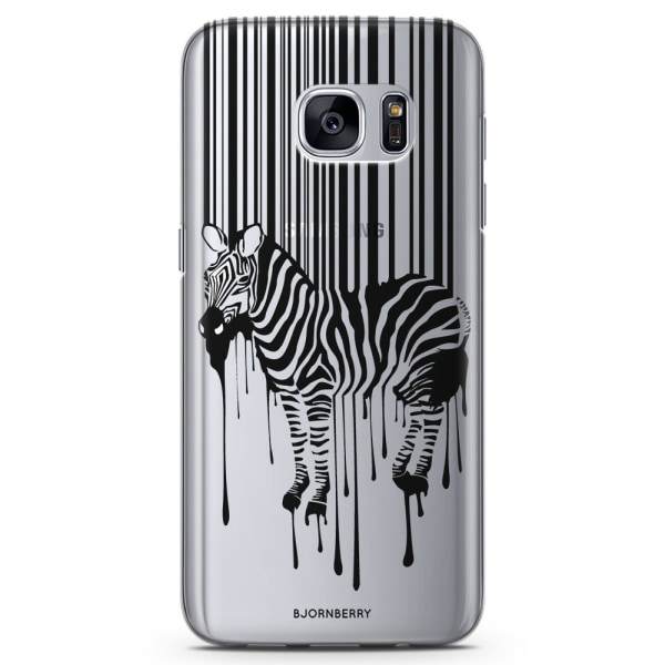 Bjornberry Samsung Galaxy S6 TPU Skal - Zebra