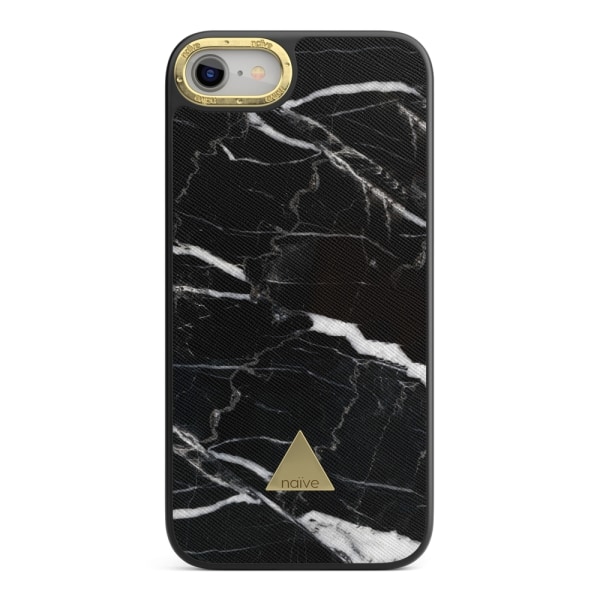 Naive iPhone SE (2020) Skal - Black Marble