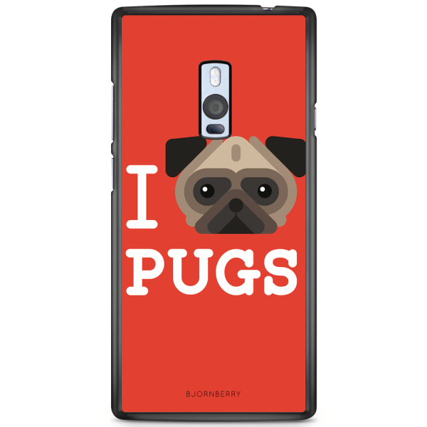 Bjornberry Skal OnePlus 2 - I Love Pugs