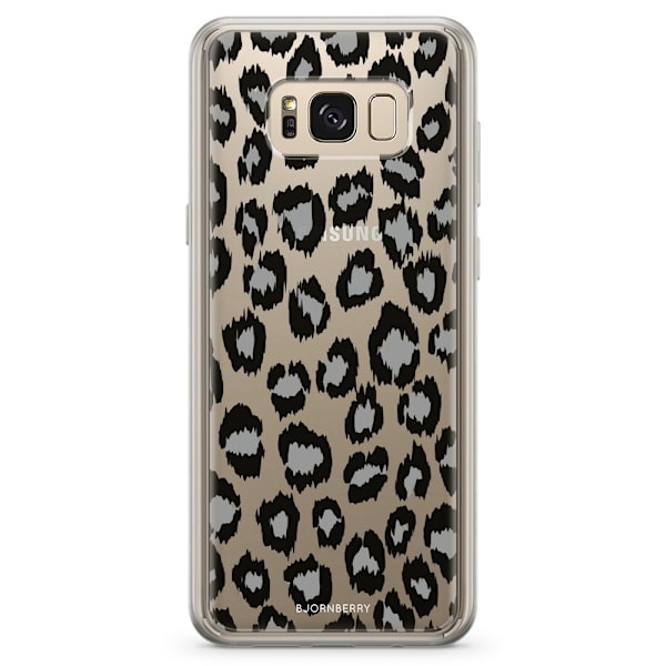 Bjornberry Skal Hybrid Samsung Galaxy S8+ - Grå Leopard