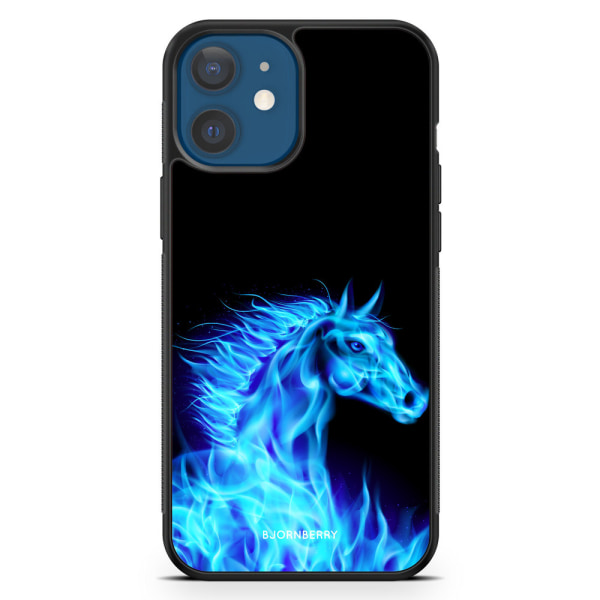 Bjornberry Hårdskal iPhone 12 - Flames Horse Blå
