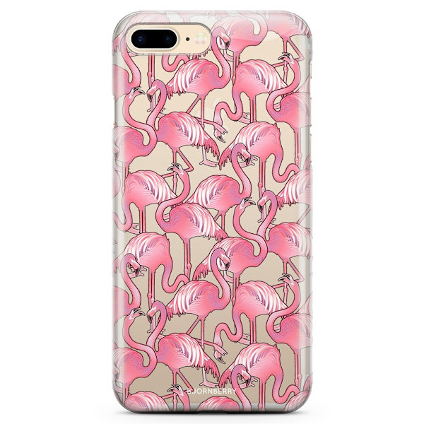 Bjornberry iPhone 7 Plus TPU Skal - Flamingos