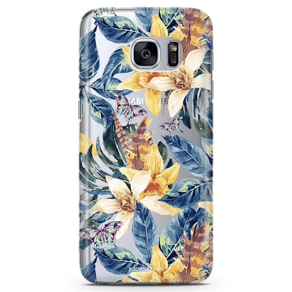 Bjornberry Samsung Galaxy S7 TPU Skal - Liljor