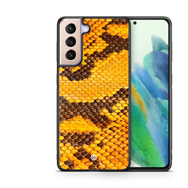 Bjornberry Skal Samsung Galaxy S21 FE 5G - Gul Orm