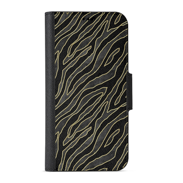 Naive Samsung Galaxy S8 Plånboksfodral - Golden Zebra