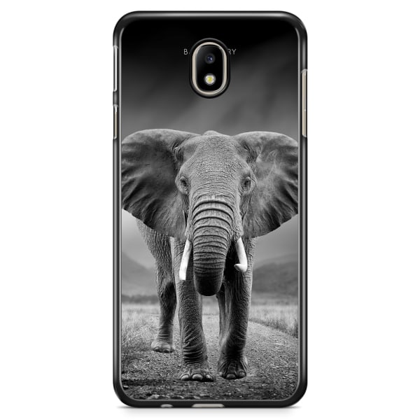 Bjornberry Skal Samsung Galaxy J3 (2017) - Svart/Vit Elefant
