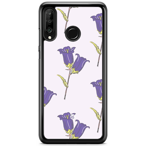 Bjornberry Hårdskal Huawei P30 Lite - Vilda Lila Blommor