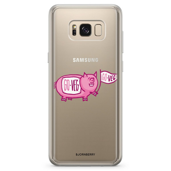 Bjornberry Skal Hybrid Samsung Galaxy S8+ - Rosa Gris