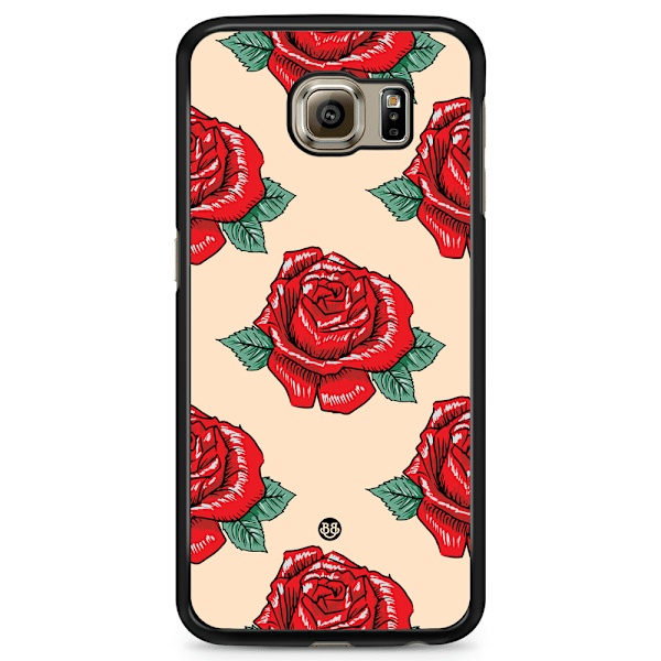 Bjornberry Skal Samsung Galaxy S6 Edge+ - Rosor Mönster