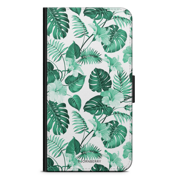 Bjornberry Fodral Sony Xperia XZ2 Compact - Blommor Turkos