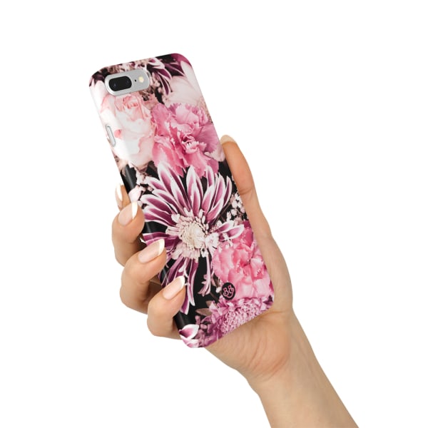 Bjornberry iPhone 7 Plus Premium Skal - Pink Floral