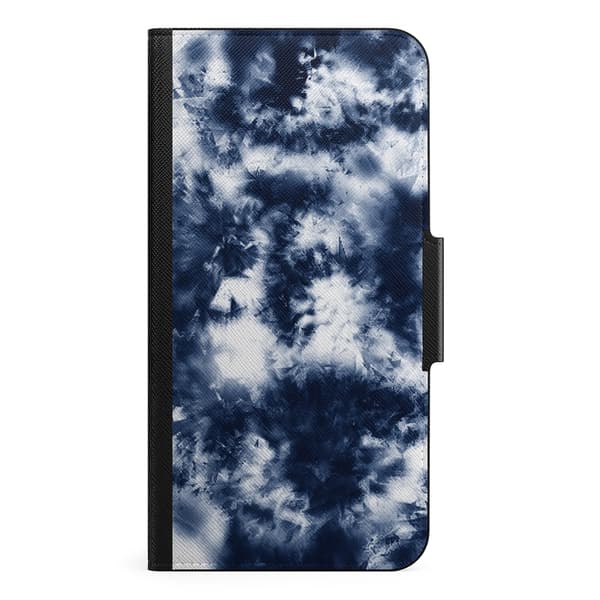 Naive iPhone 13 Mini Plånboksfodral - Tie Dye Blue