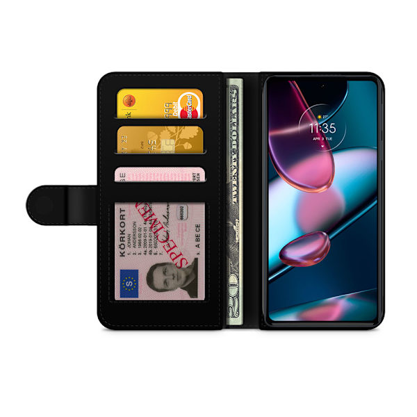 Bjornberry Fodral Motorola Edge 30 Pro - Lila 70-tal