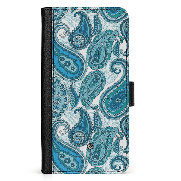 Bjornberry Fodral Samsung Galaxy A14 4G/5G -Blå Paisley