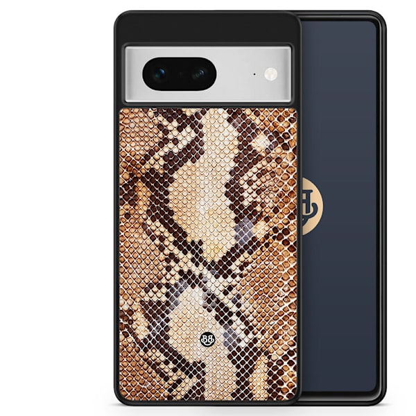 Bjornberry Skal Google Pixel 7 - Brun Ormskinn
