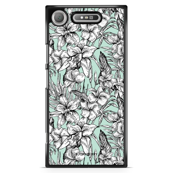 Bjornberry Sony Xperia XZ1 Skal - Exotiska Blommor