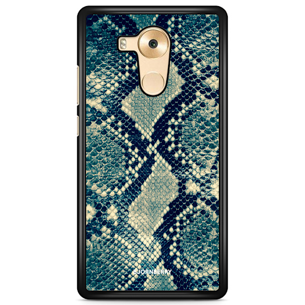 Bjornberry Skal Huawei Mate 9 Pro - Blå Ormskinn