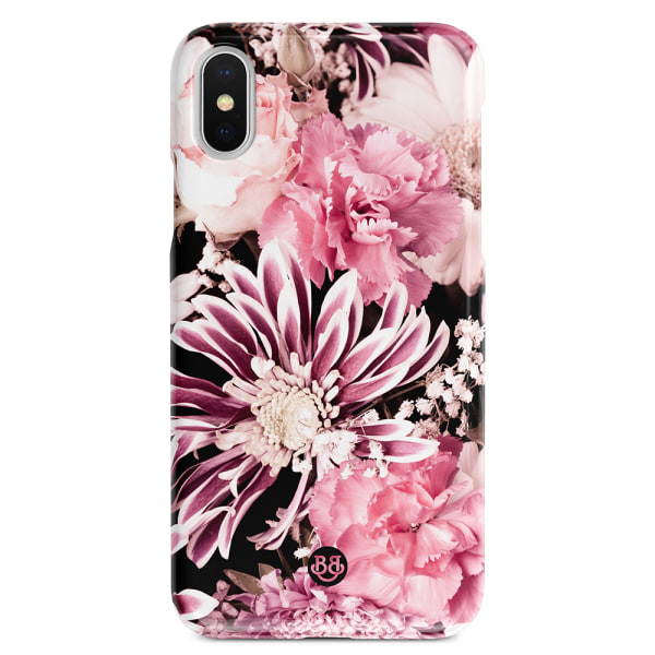 Bjornberry iPhone X / XS Premium Skal - Pink Floral