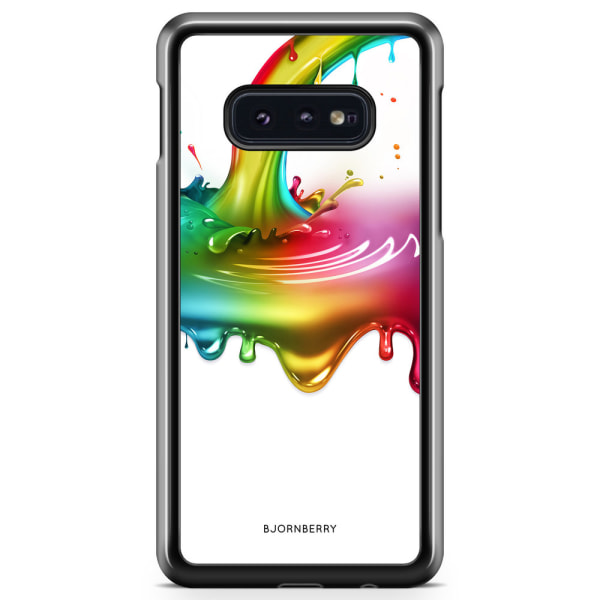 Bjornberry Skal Samsung Galaxy S10e - Regnbågs Splash