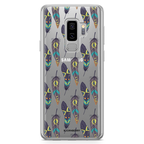 Bjornberry Skal Hybrid Samsung Galaxy S9+ - Hipster Fjädrar