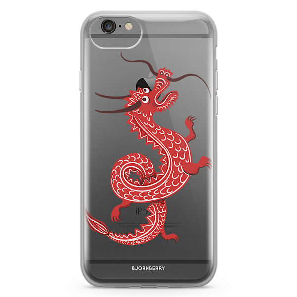 Bjornberry Skal Hybrid iPhone 6/6s - Röd Drake