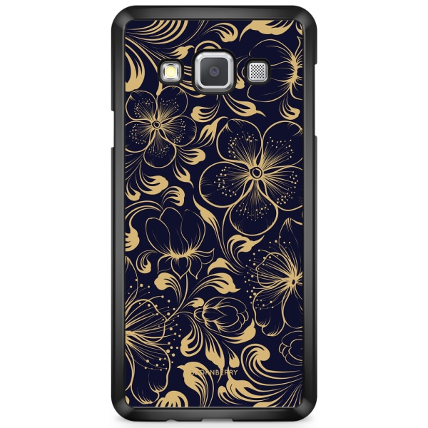 Bjornberry Skal Samsung Galaxy A3 (2015) - Mörkblå Blommor